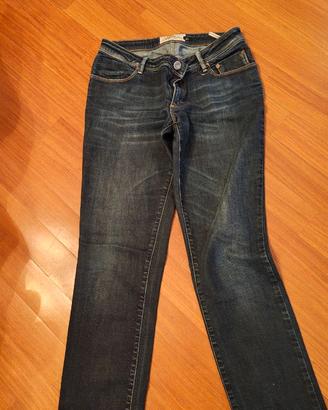 Jeans donna white siviglia blu scuro taglia 26
