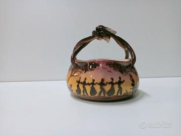 cestino ceramica Liberty