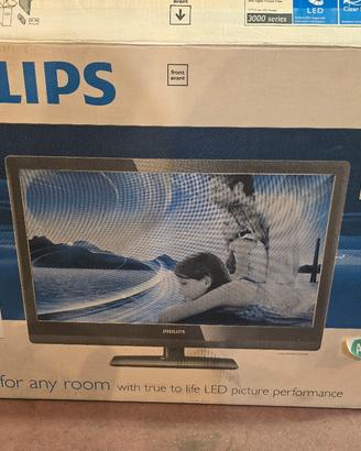 TV Philips 22" LED con scatola originale