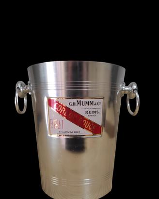 secchiello champagne vintage G.H MUMM anni 60 Fr