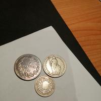 Monete antiche in argento e rame 