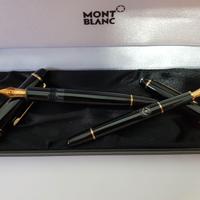 Coppia penne stilografiche MONTBLANCK originali