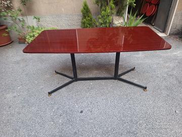 tavolo da pranzo design anni 50 ferro ottone 