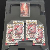 4x bustine pokemon 151 ita + charmander 168  jap