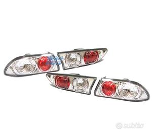 FANALI ALFA ROMEO 156 97-07 FONDO CROMATO