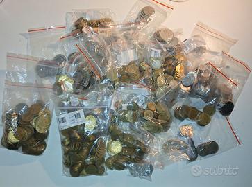 Lotto 7kg monete Francia pre euro