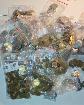 Lotto 7kg monete Francia pre euro