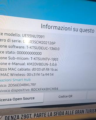 Samsung Smart TV 55" 4K UHD