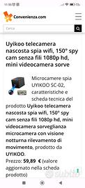 Mini Telecamera  UYIKOO