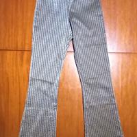 Pantalone bambina taglia 146 cm col. oro e nero