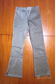 Pantalone bambina taglia 146 cm col. oro e nero