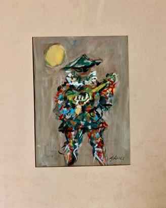 arlecchino dipinto di piero gauli