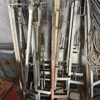 Parapetto con bascula zincato universale