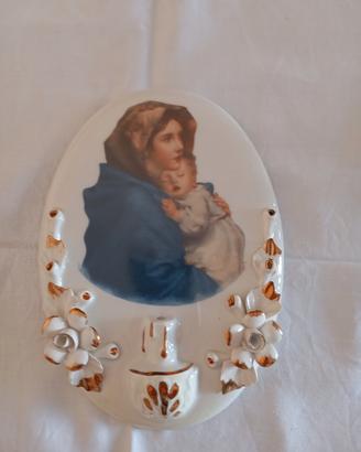 Quadretto in ceramica Capodimonte 