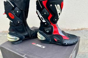 Stivali moto Sidi Vertigo Regular nero/rosso