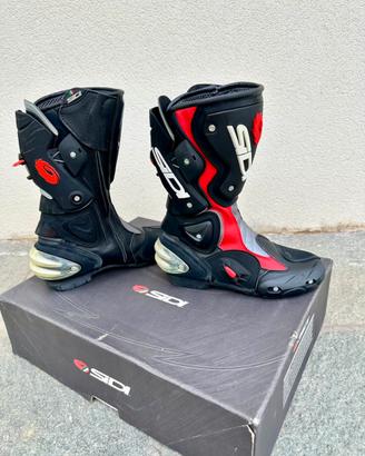 Stivali moto Sidi Vertigo Regular nero/rosso