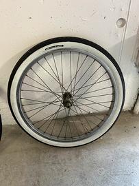 Cerchi bicicletta graziella con copertoni nuovi