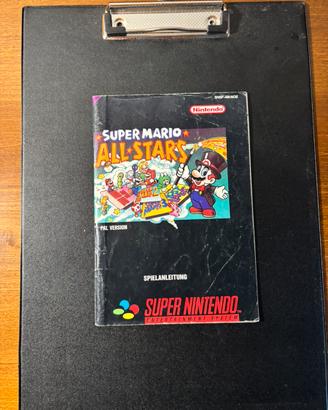 Manuale originale Super Mario All Stars