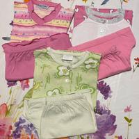 Pigiami corti bambina 4/5anni