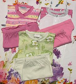 Pigiami corti bambina 4/5anni