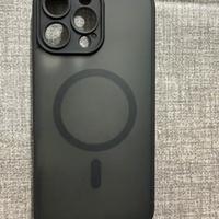 Cover rigida  nera per iphone 16 pro max