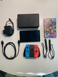 switch OLED 64gb + gioco + custodia da trasporto