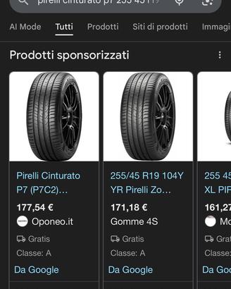 Gomne estive Pirelli