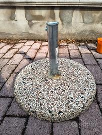 base per ombrellone in granito