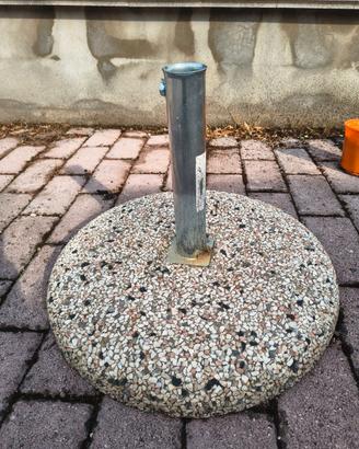 base per ombrellone in granito