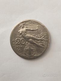 moneta 20 centesimi del 1910