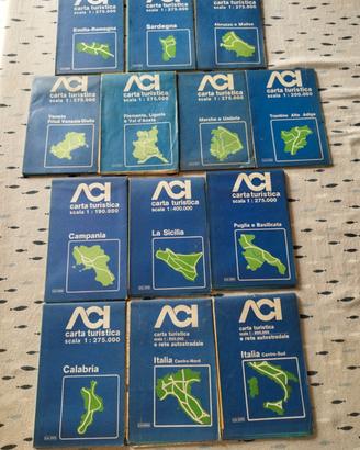 Carte Stradali ACI  anni 60/70