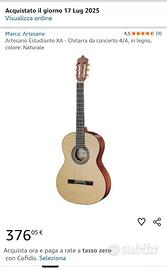 Artesano Estudiante XA - Chitarra da concerto 4/4