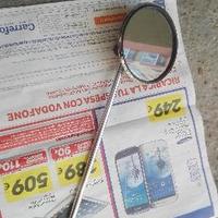 Specchio retrovisore per vespa cromato