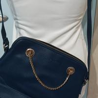 borsa con tracolla #blu