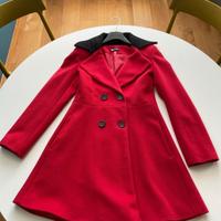 Cappotto rosso svasato