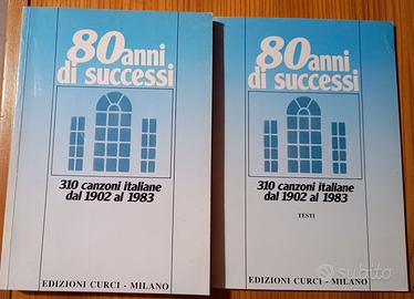 Spartito nuovo "80 anni di successi" - 310 canzoni