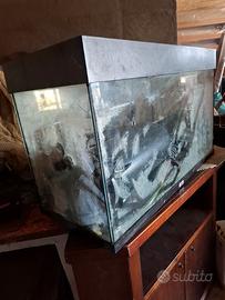 acquario 100 L con ossigenatore 
