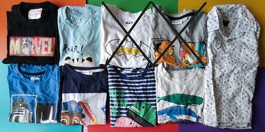Maglie maniche lunghe 5-6 anni 110-116 cm B