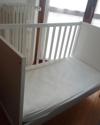 culla ikea con materasso ikea  come nuova