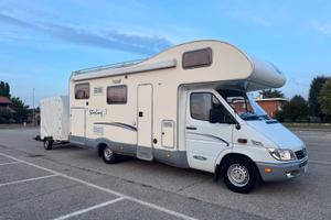 CAMPER MANSARDATO MCLOUIS 700 G  SU MERCEDES