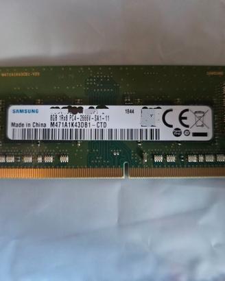 SO-DIMM DDR4 SAMSUNG 8 GB 2666 MHZ M471A1K43DB1-CT