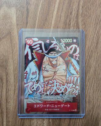 One Piece - trio carte promo Luffy Ace Newgate