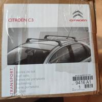 Barre portatutto C3 originali Citroen 9416 A1
