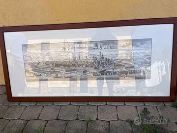 Quadro con la rappresentazione di Torino