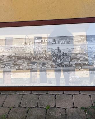 Quadro con la rappresentazione di Torino