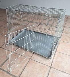 Gabbia richiudibile per auto - cane taglia media