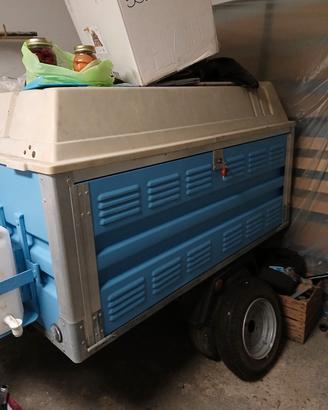 Carrello per trasporto cani