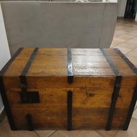 BAULE IN LEGNO '900