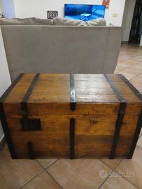 BAULE IN LEGNO '900
