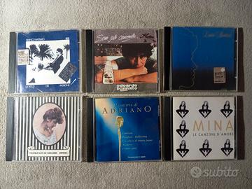 Lotto 6 CD musica italiana TV Sorrisi&Canzoni